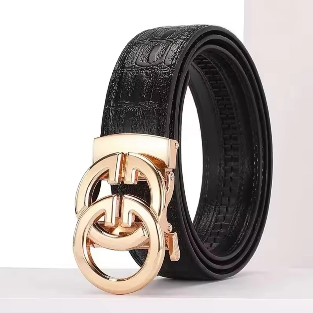 Men Belt Metal Alloy Automatic Buckle Brand Luxury Design